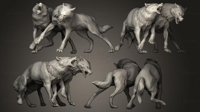3D model Wolves (STL)